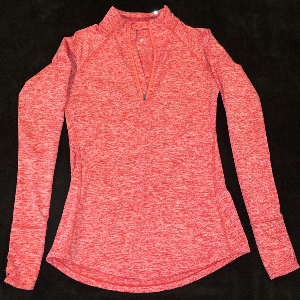 Activewear coral long sleeve